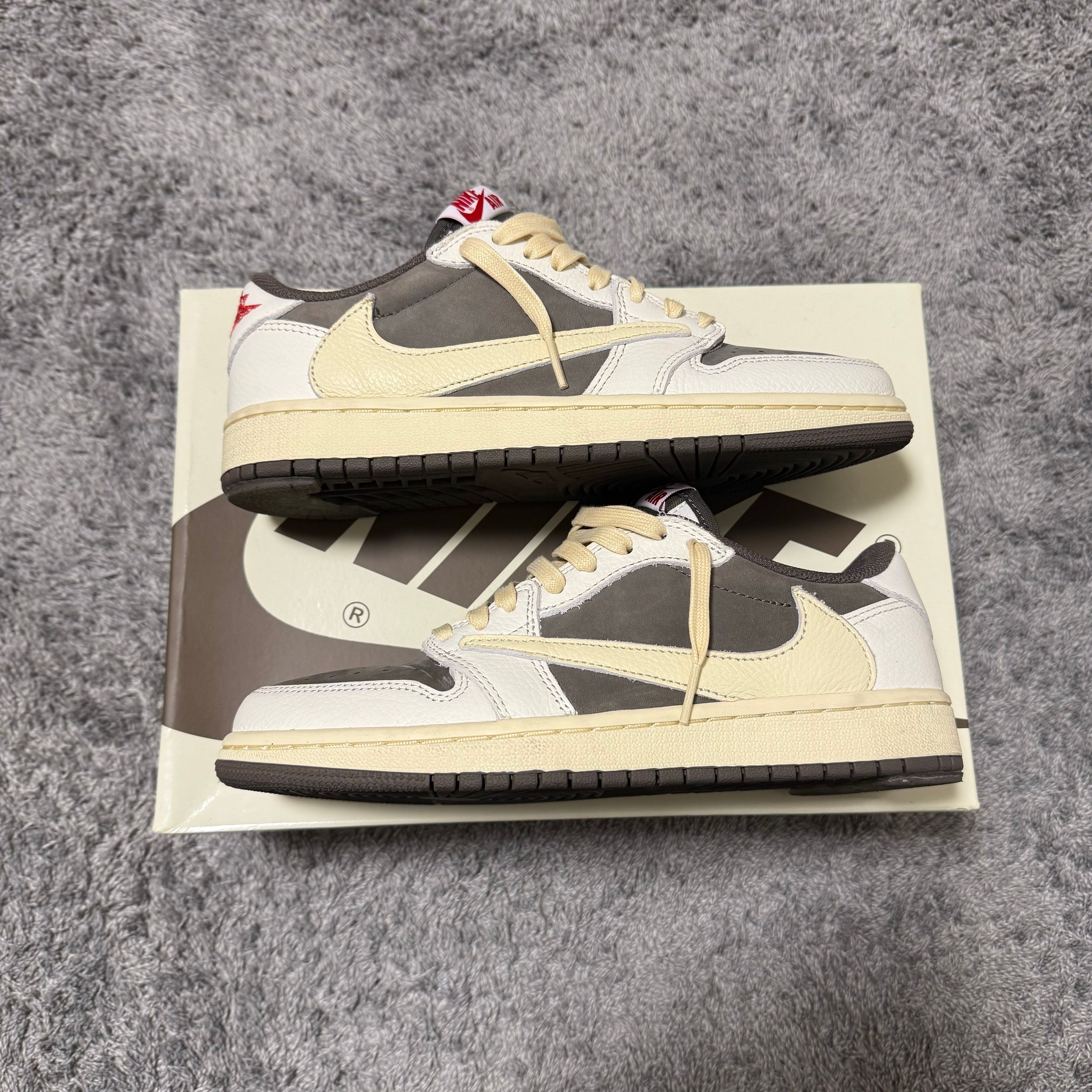 Travis Scott × Nike Air Jordan 1 Low OG SP "Reverse Mocha/Sail and Ridgerock"