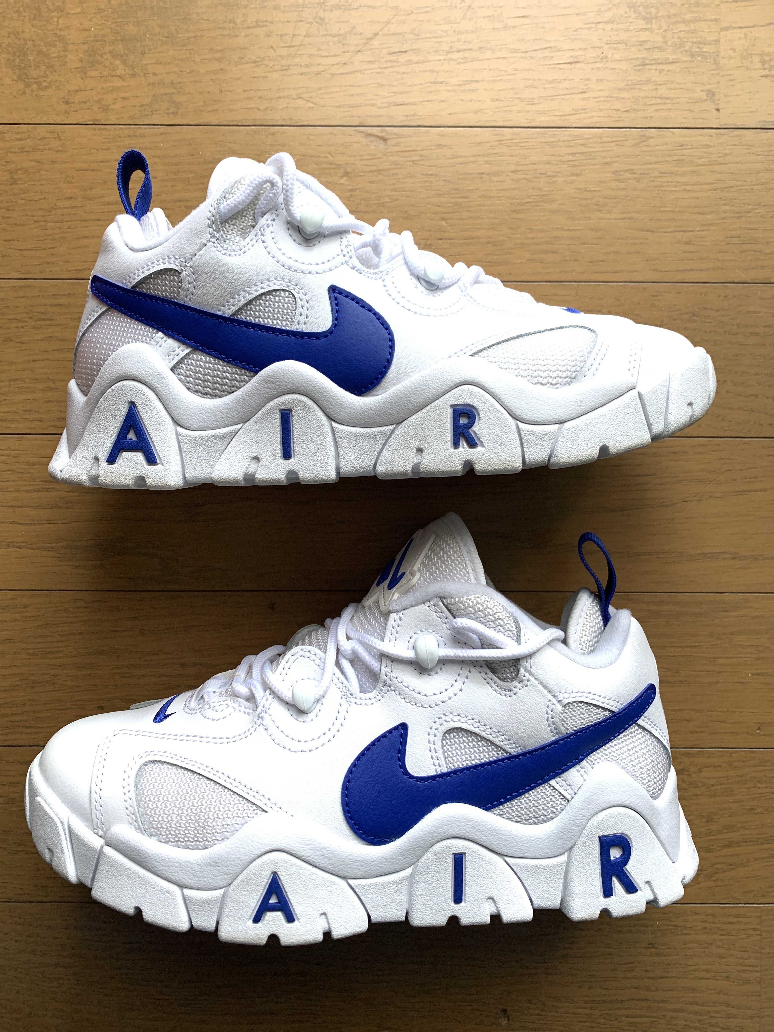 NIKE AIR BARRAGE LOW "WHITE/BLUE"