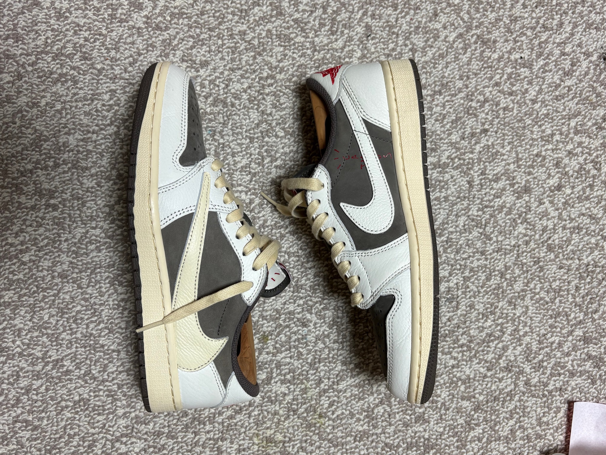 Travis Scott × Nike Air Jordan 1 Low OG SP "Reverse Mocha/Sail and Ridgerock"