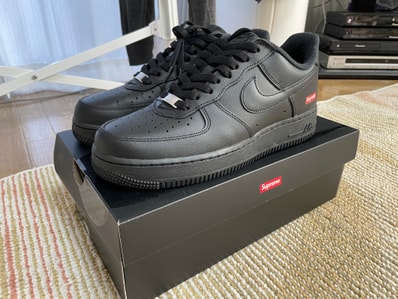Supreme × Nike Air Force 1 Low "Black"
