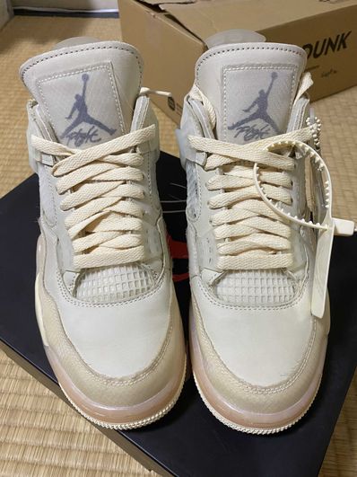 Off-White × Nike Women's Air Jordan 4 SP "Sail"