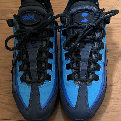 Stash × Nike Air Max 95 "Black and Harbor Blue" (2024)