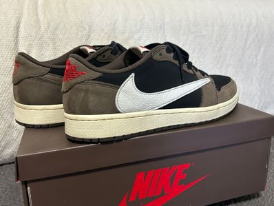 Travis Scott × Nike Air Jordan 1 Low OG SP-T "Black/Dark Mocha"
