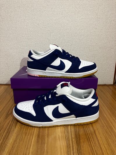 Nike SB Dunk Low "Los Angeles Dodgers/Deep Royal Blue"