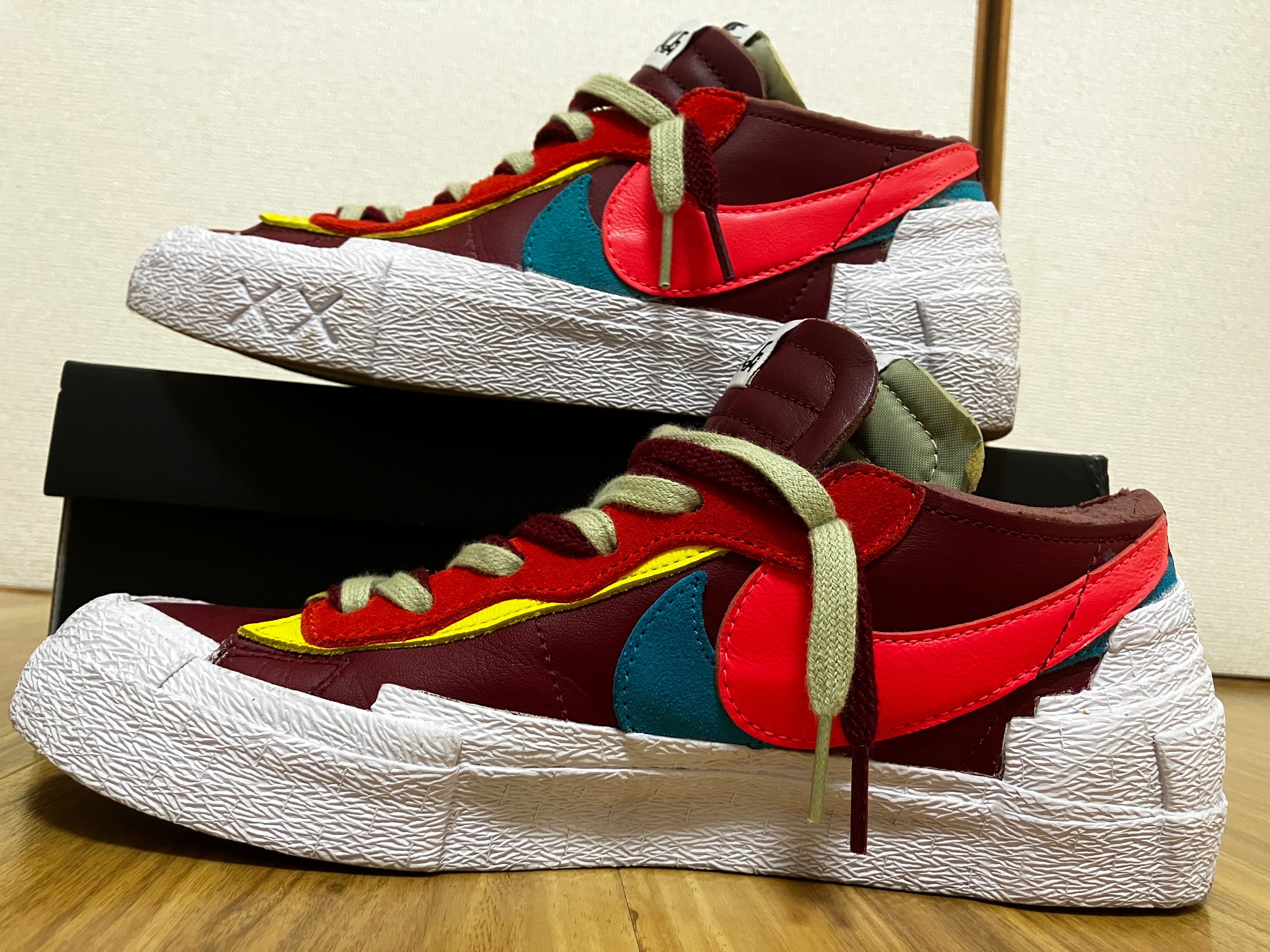 KAWS × sacai × Nike Blazer Low "Team Red"