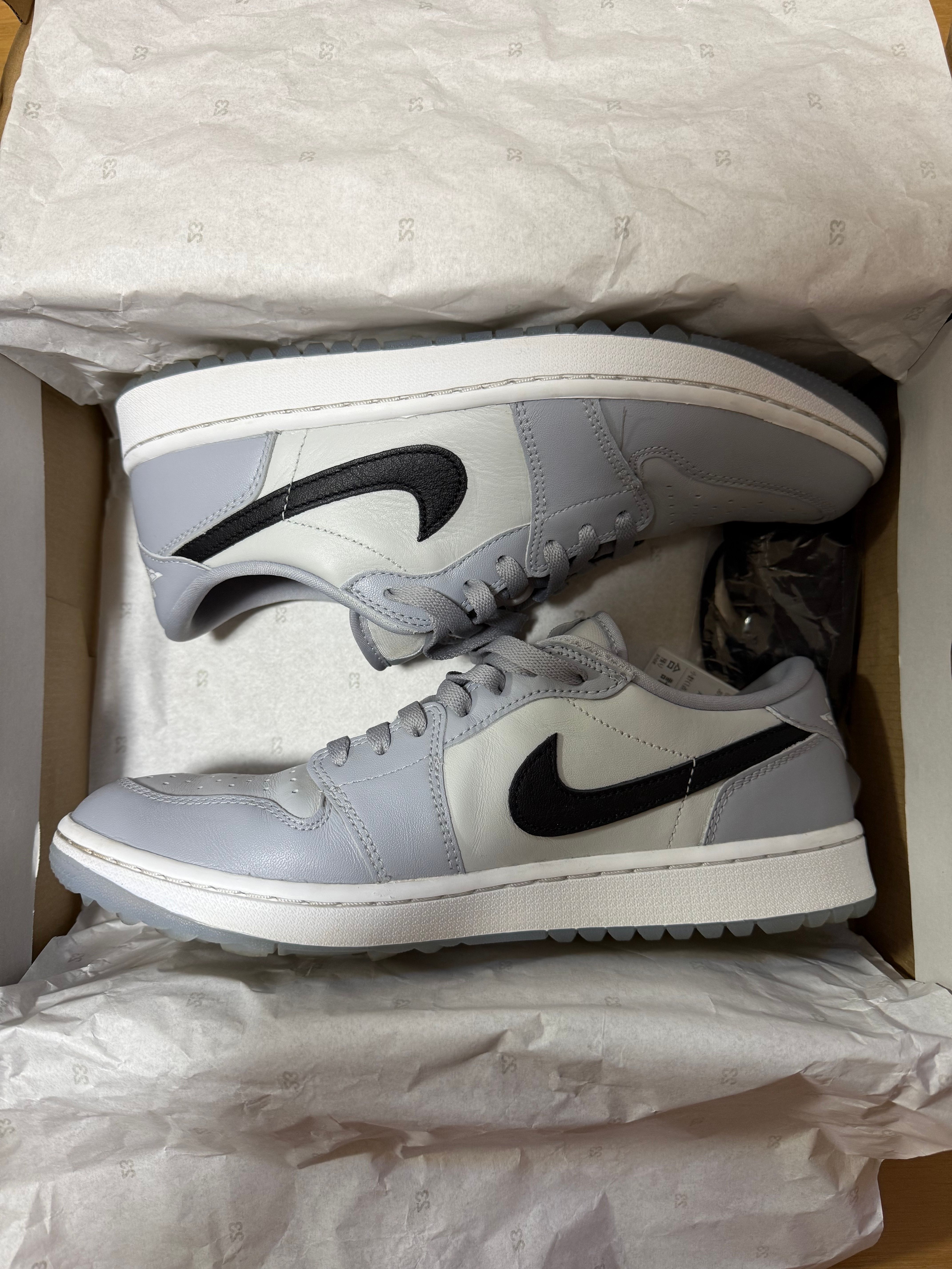 Nike Air Jordan 1 Low Golf "Wolf Grey/Photon Dust/White/Black"