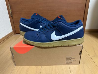 Nike SB Dunk Low Pro ISO Orange Label "Navy Gum"