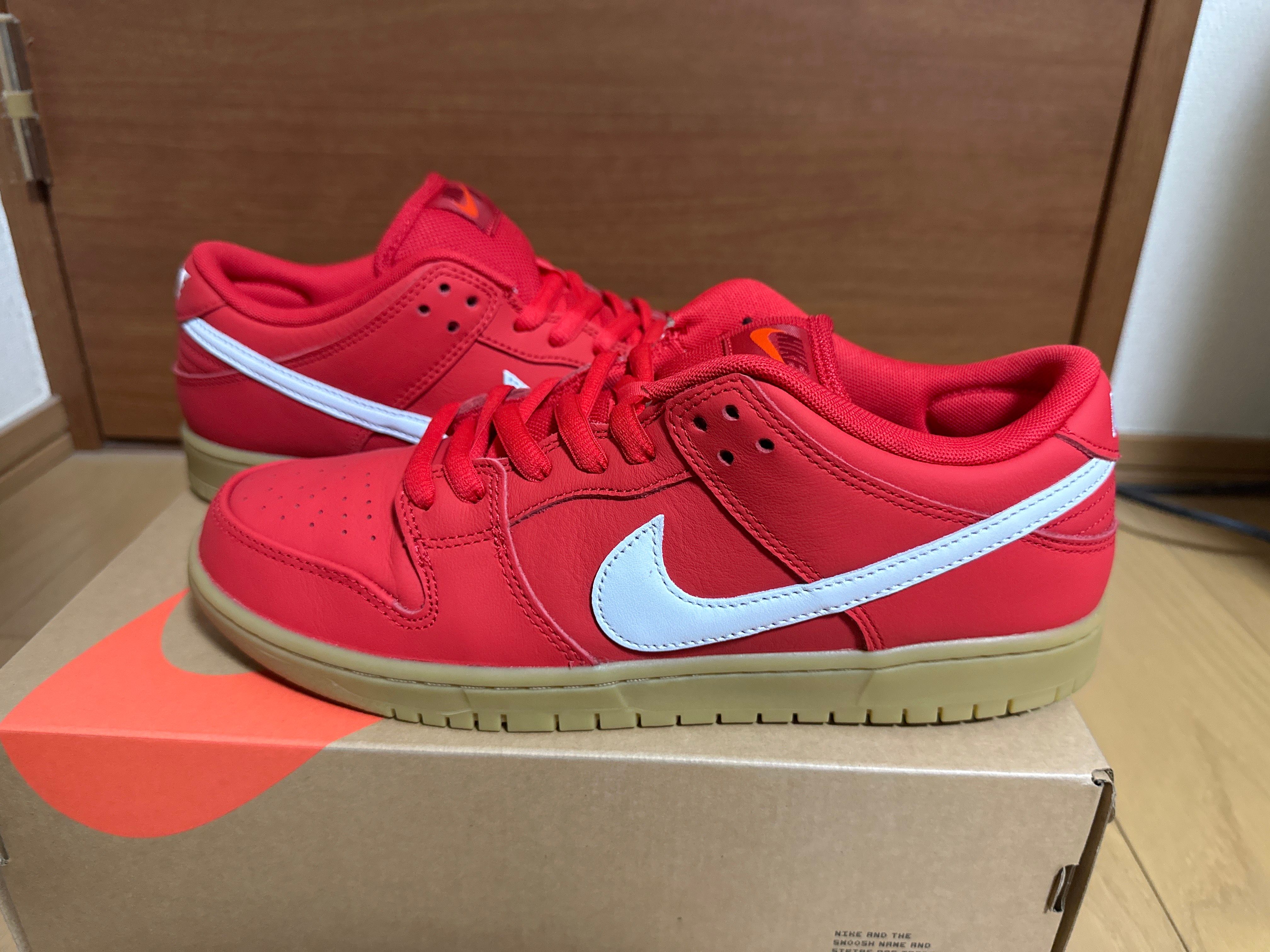 Nike SB Dunk Low Pro ISO Orange Label "University Red Gum"