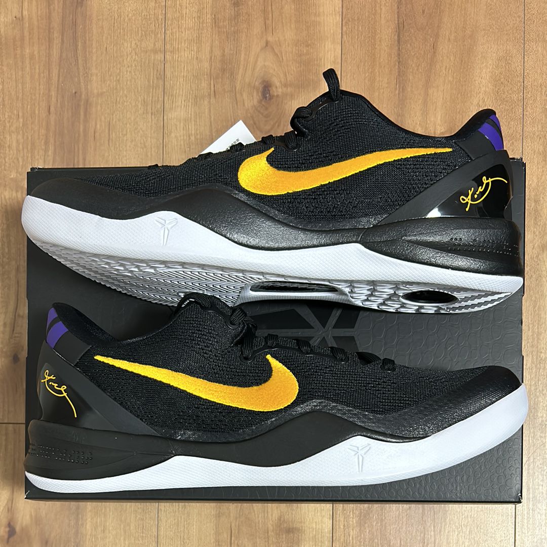 Nike Kobe 8 Protro "Black and University Gold"