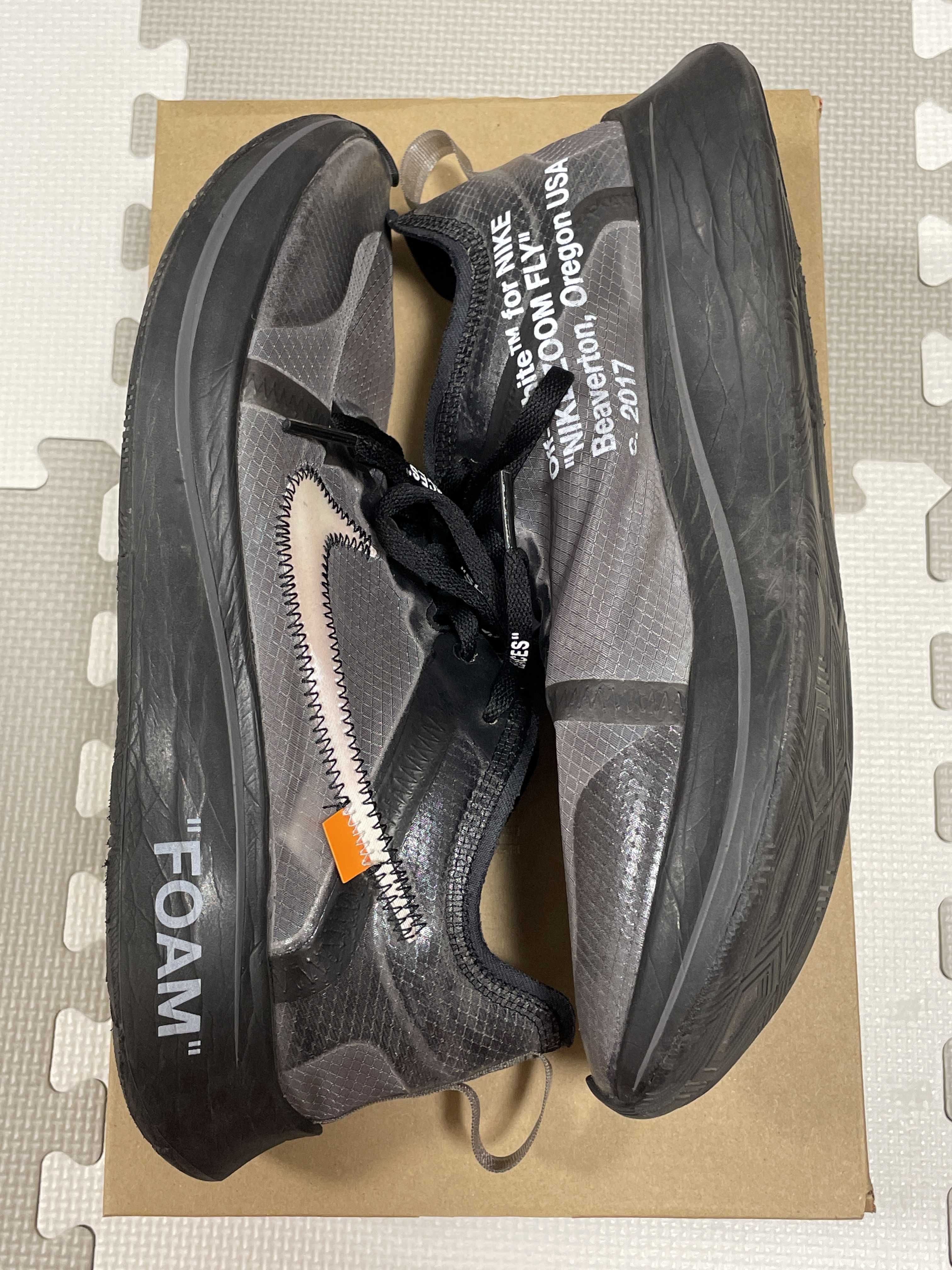 Off-White × Nike Zoom Fly "Black"