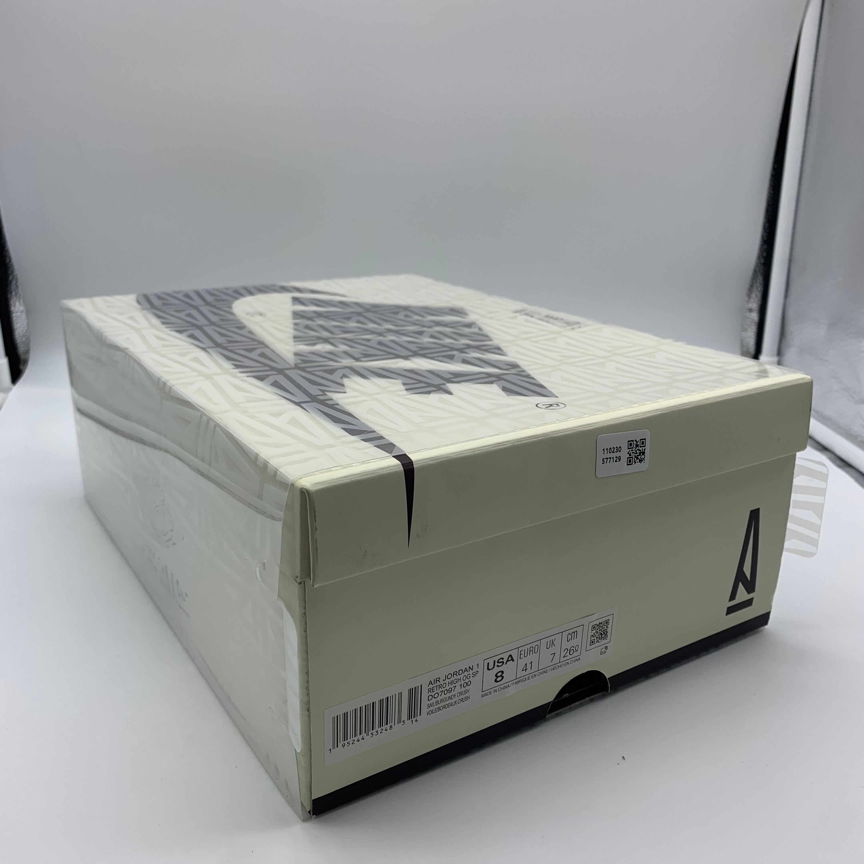 A Ma Maniere × Nike Air Jordan 1 Retro High OG "Sail and Burgundy"