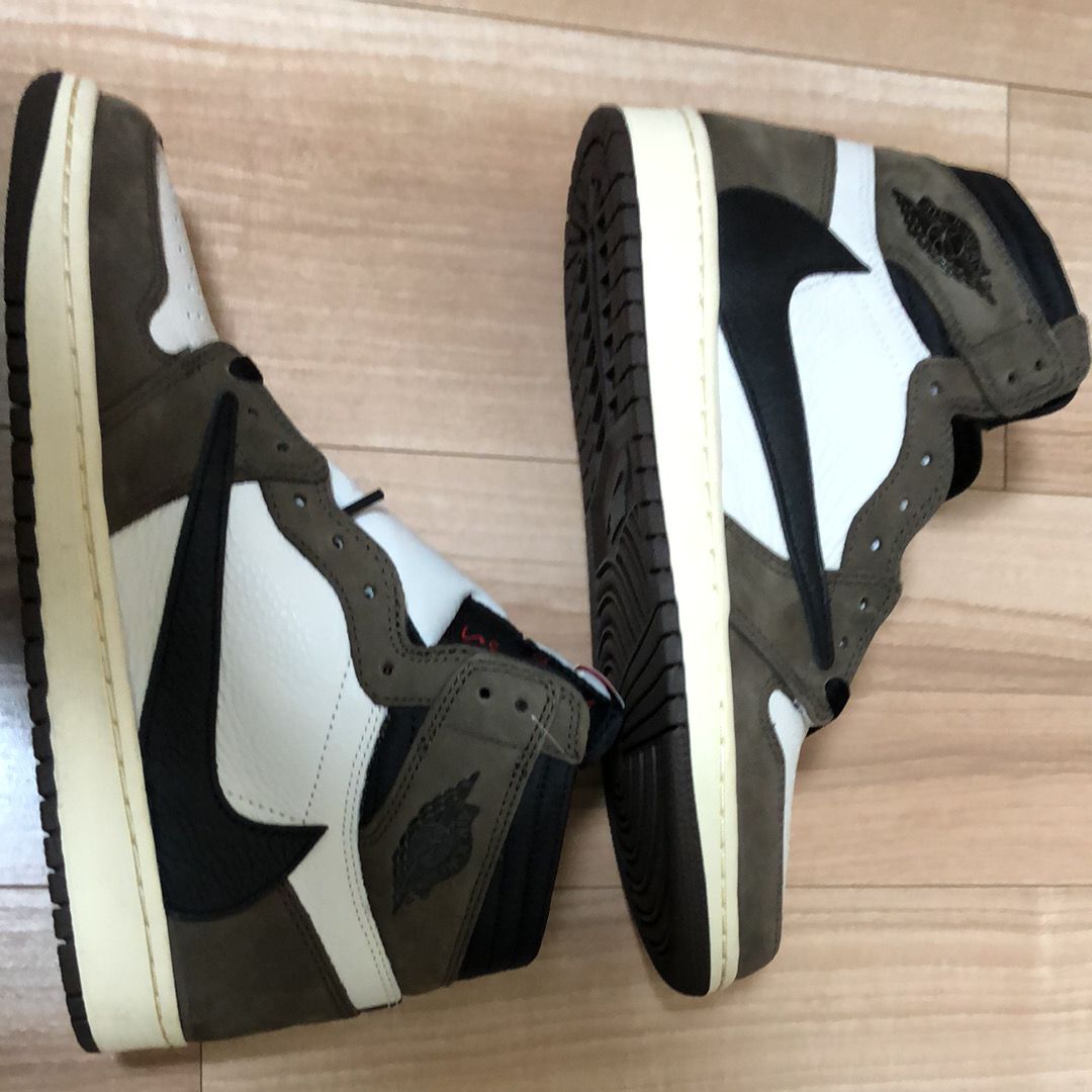 Travis Scott × Nike Air Jordan 1 Retro High OG TS SP "Sail/Dark Mocha"