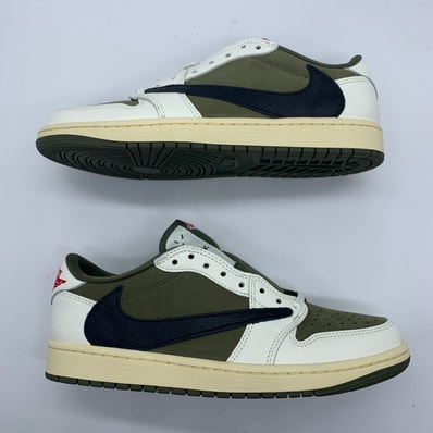 Travis Scott × Nike Air Jordan 1 Low OG SP "Reverse Olive"