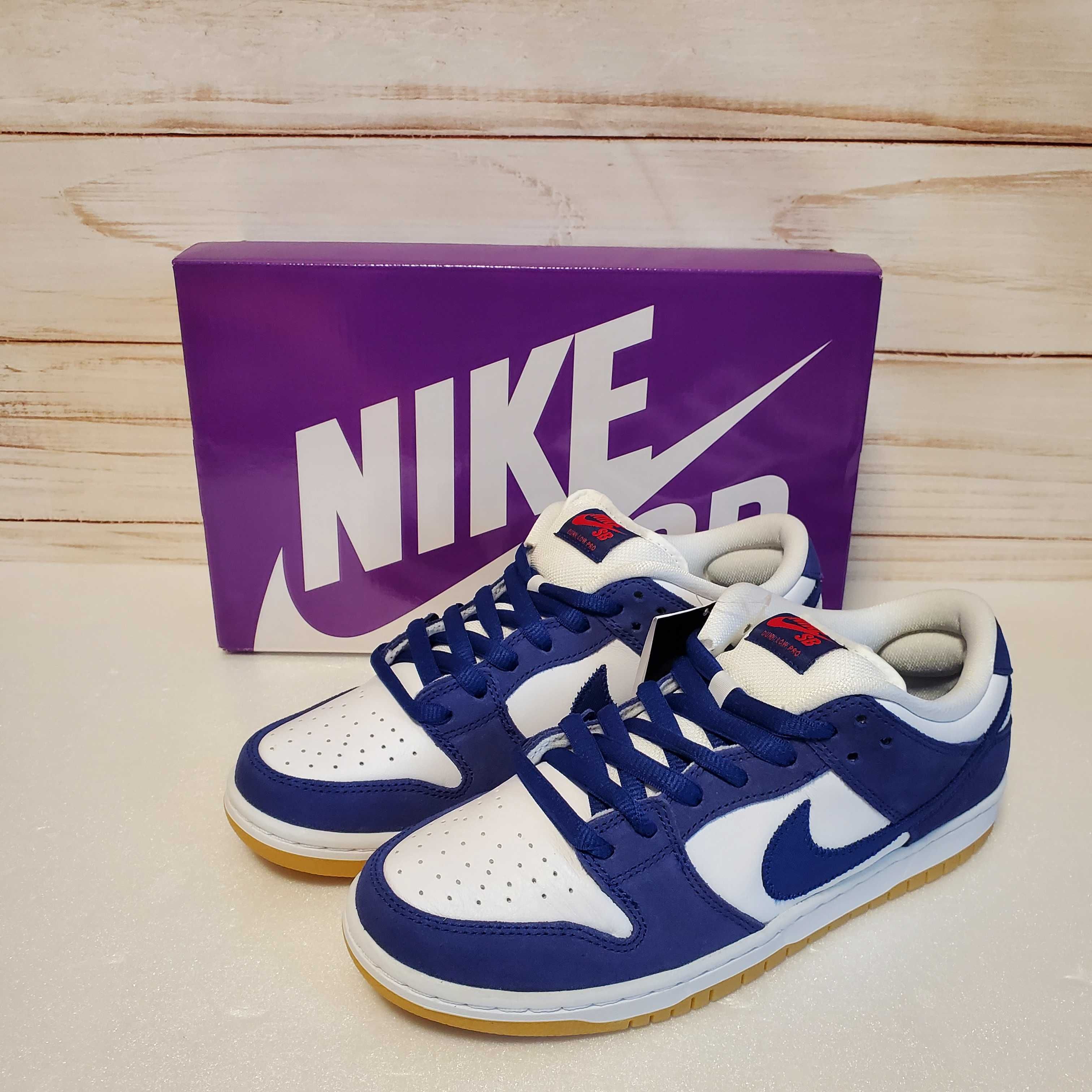Nike SB Dunk Low "Los Angeles Dodgers/Deep Royal Blue"