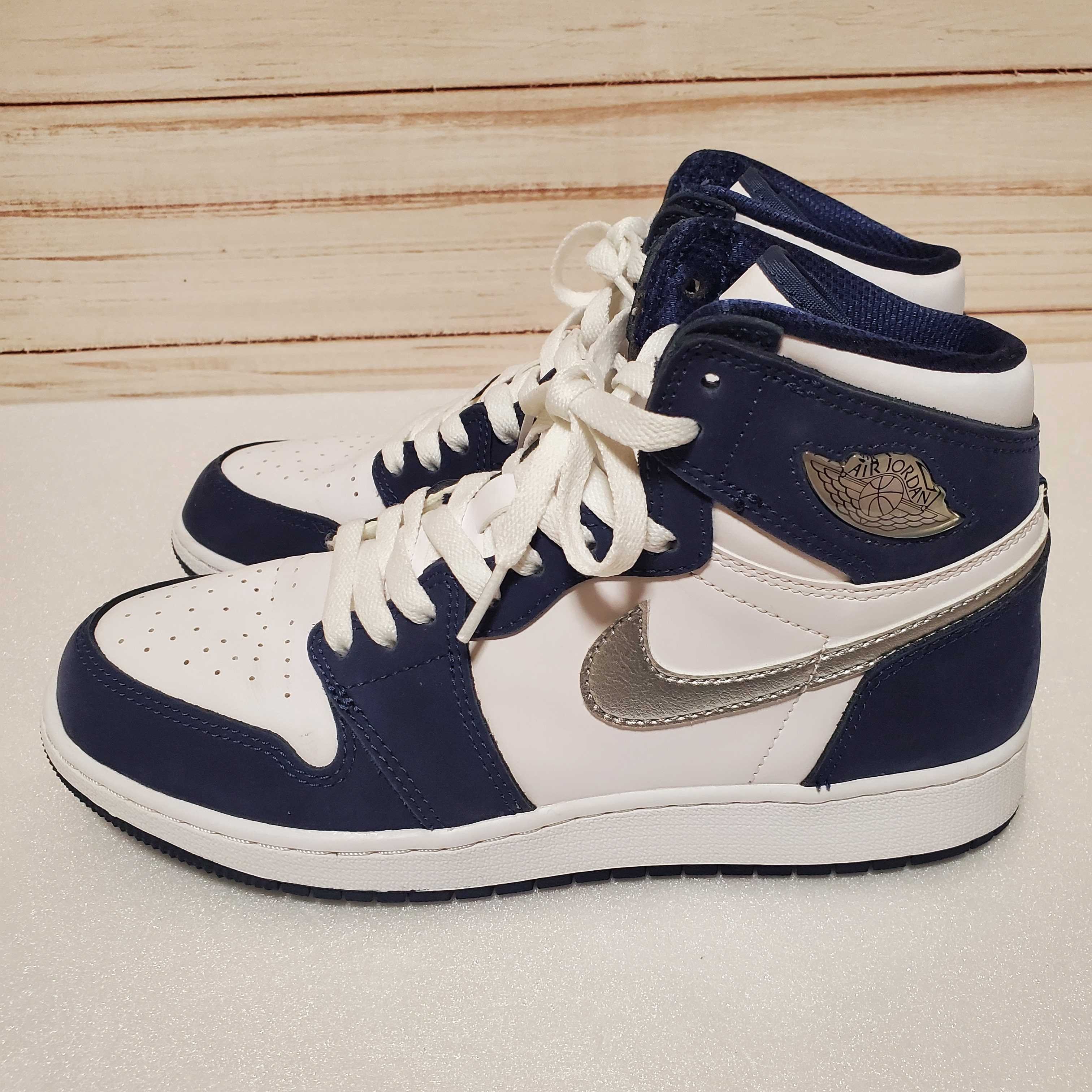 Nike GS Air Jordan 1 High OG CO.JP "Midnight Navy" (2020)(ブリーフケースなし)