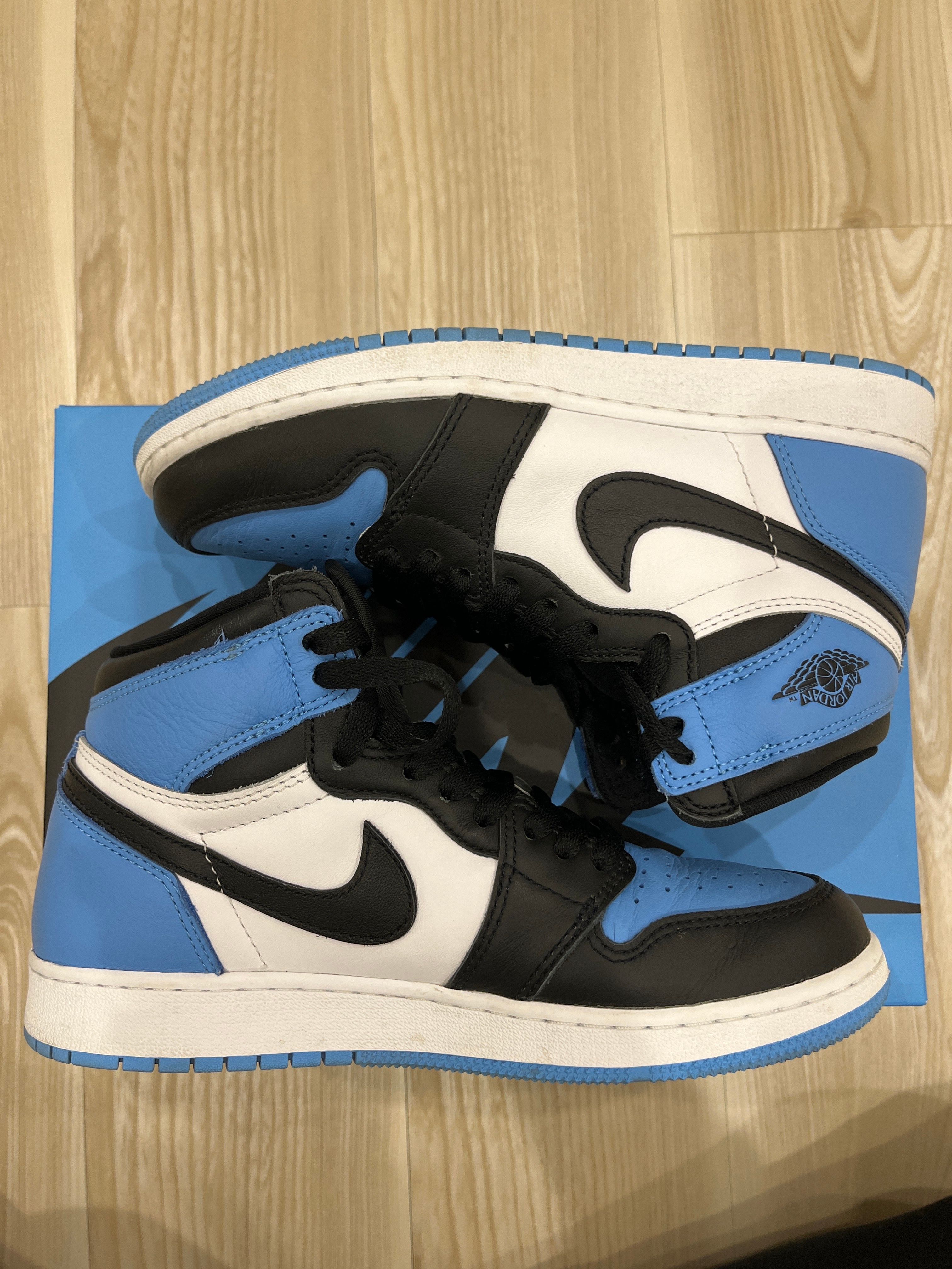 Nike GS Air Jordan 1 Retro High OG "University Blue/UNC Toe"