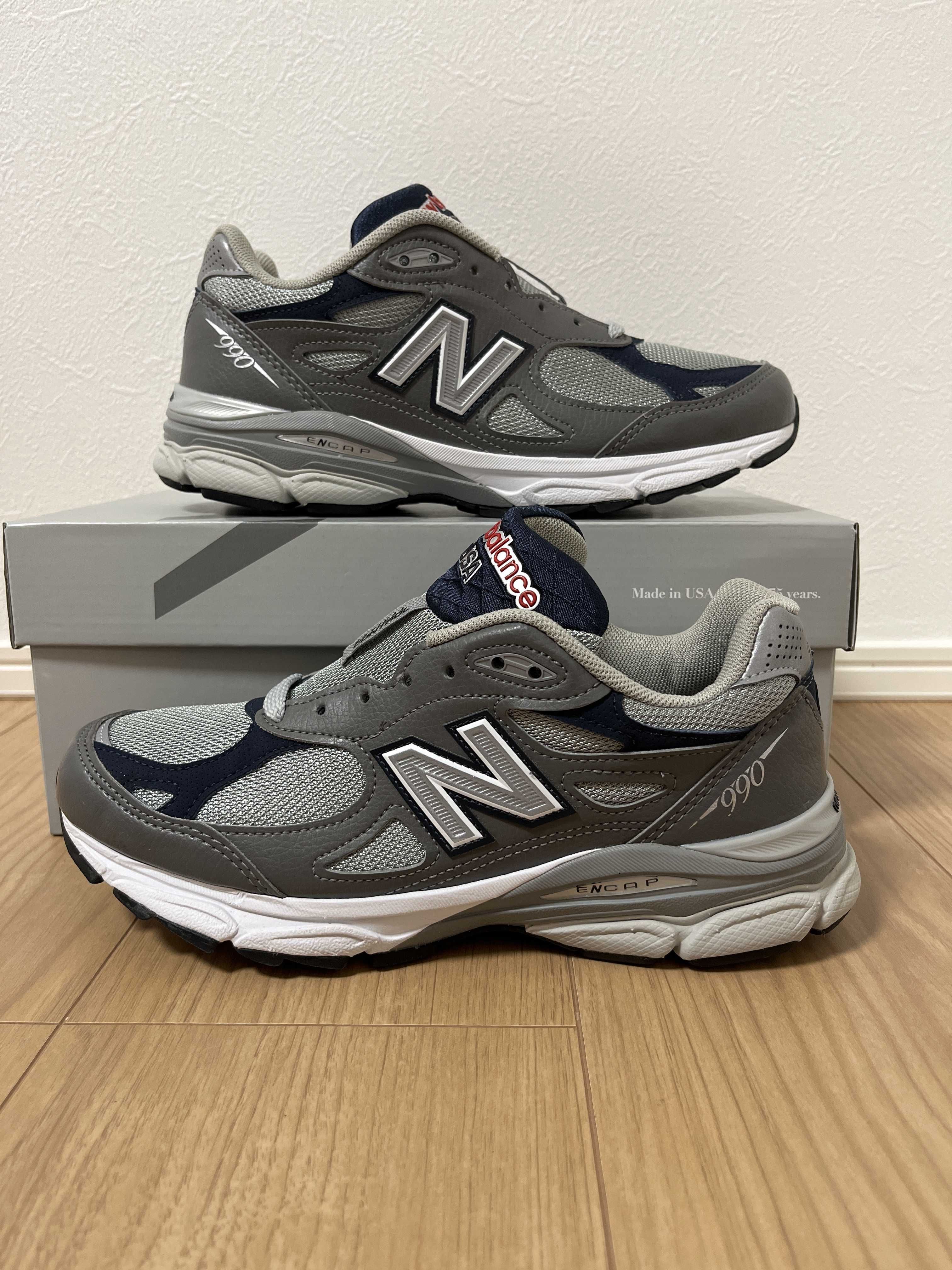 New Balance 990V3 "Gray/Navy"