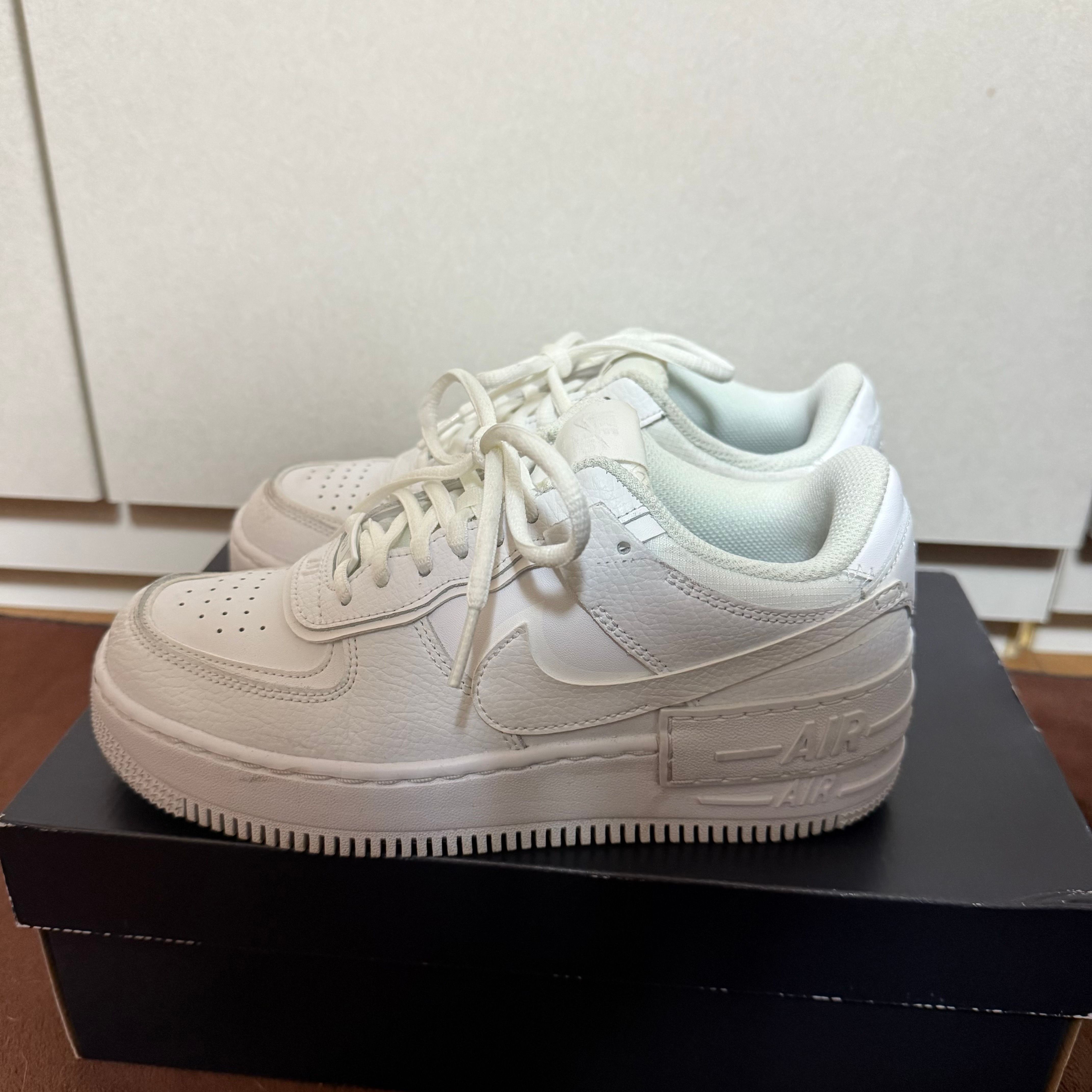 Nike Women's Air Force 1 Low Shadow "Triple White"