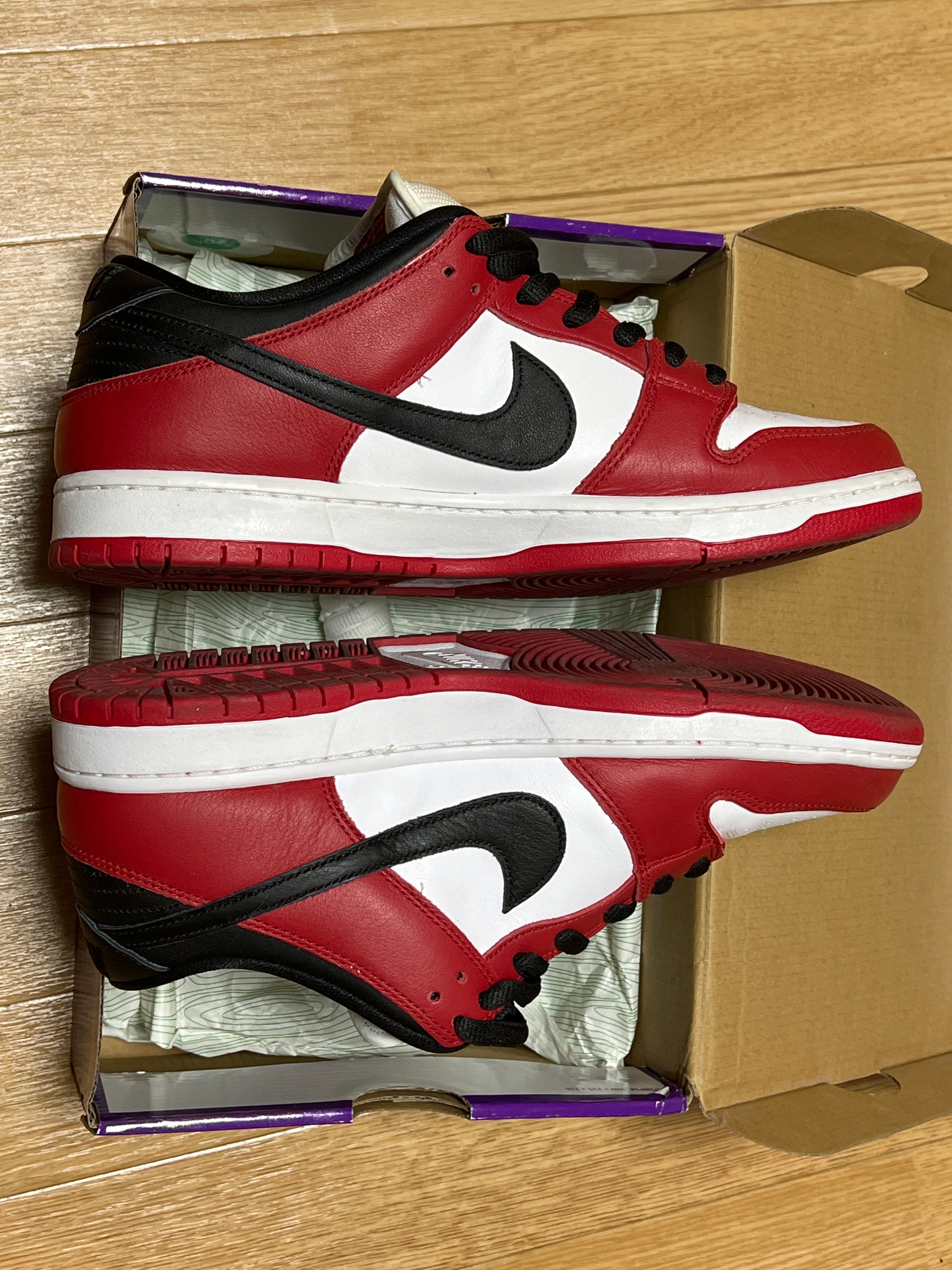 Nike SB Dunk Low Pro "J-Pack Chicago/Varsity Red and White"