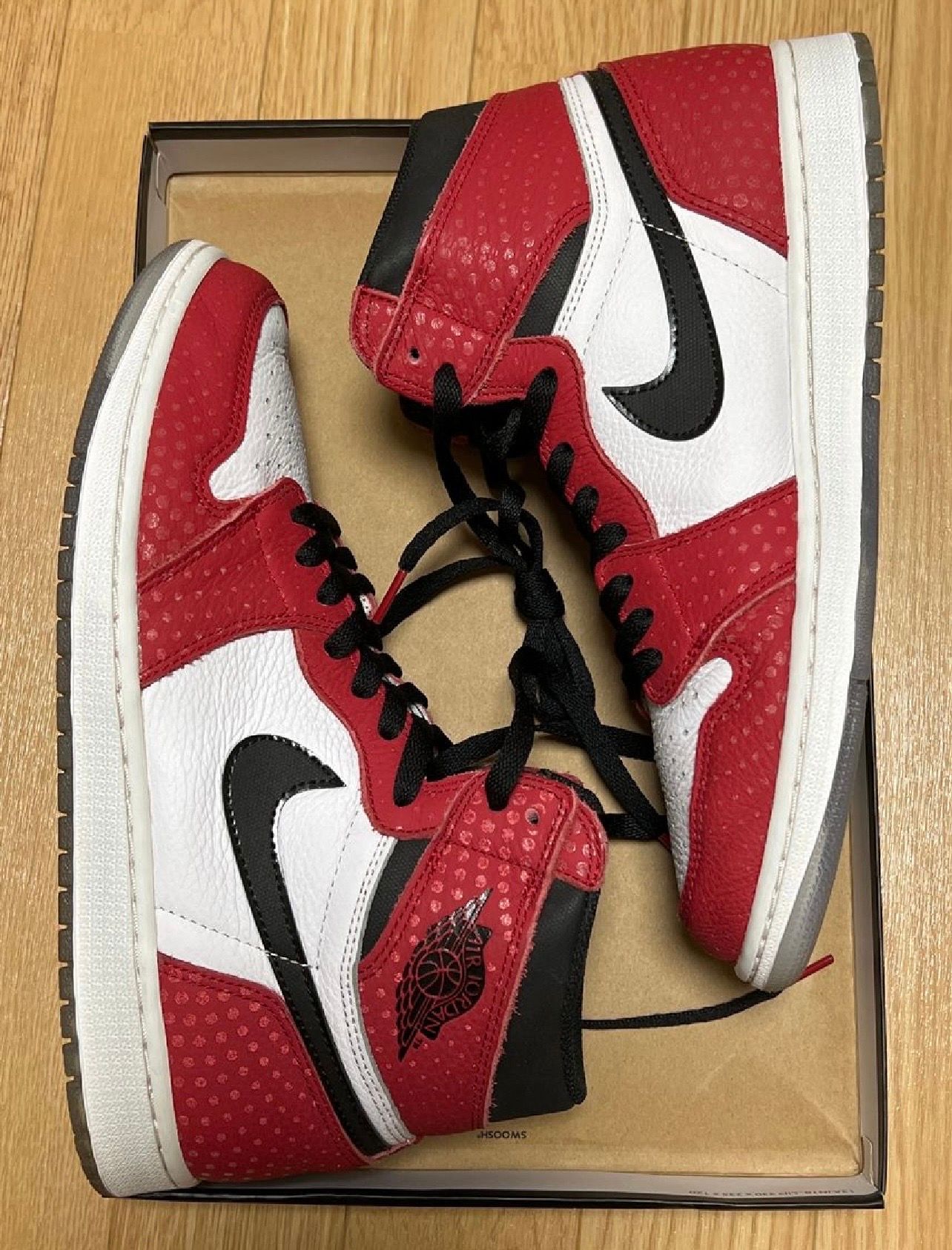 Spiderman × Nike Air Jordan 1 Origin Story "Gym Red/White/Photo Blue/Black"