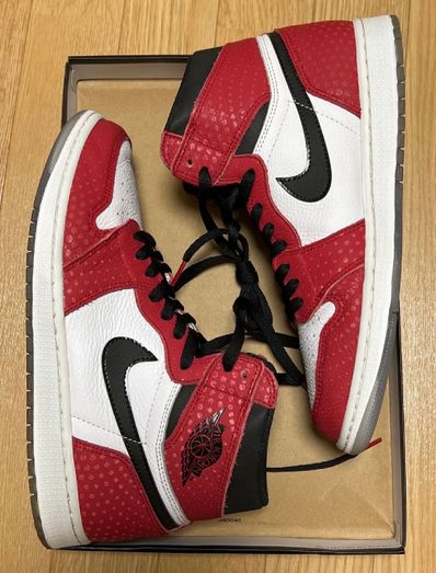 Spiderman × Nike Air Jordan 1 Origin Story "Gym Red/White/Photo Blue/Black"