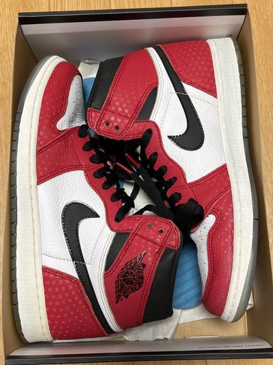 Spiderman × Nike Air Jordan 1 Origin Story "Gym Red/White/Photo Blue/Black"