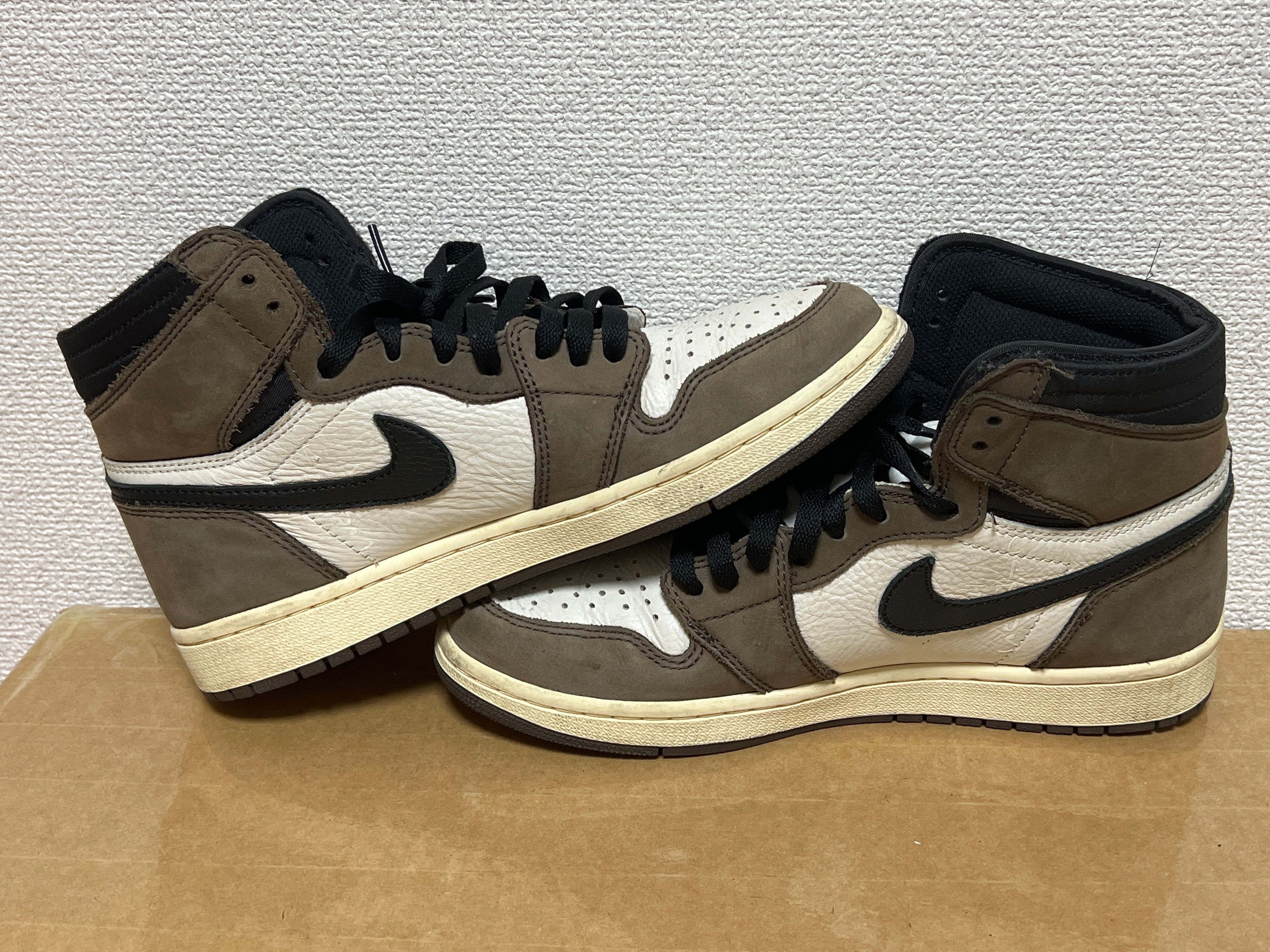 Travis Scott × Nike Air Jordan 1 Retro High OG TS SP "Sail/Dark Mocha"