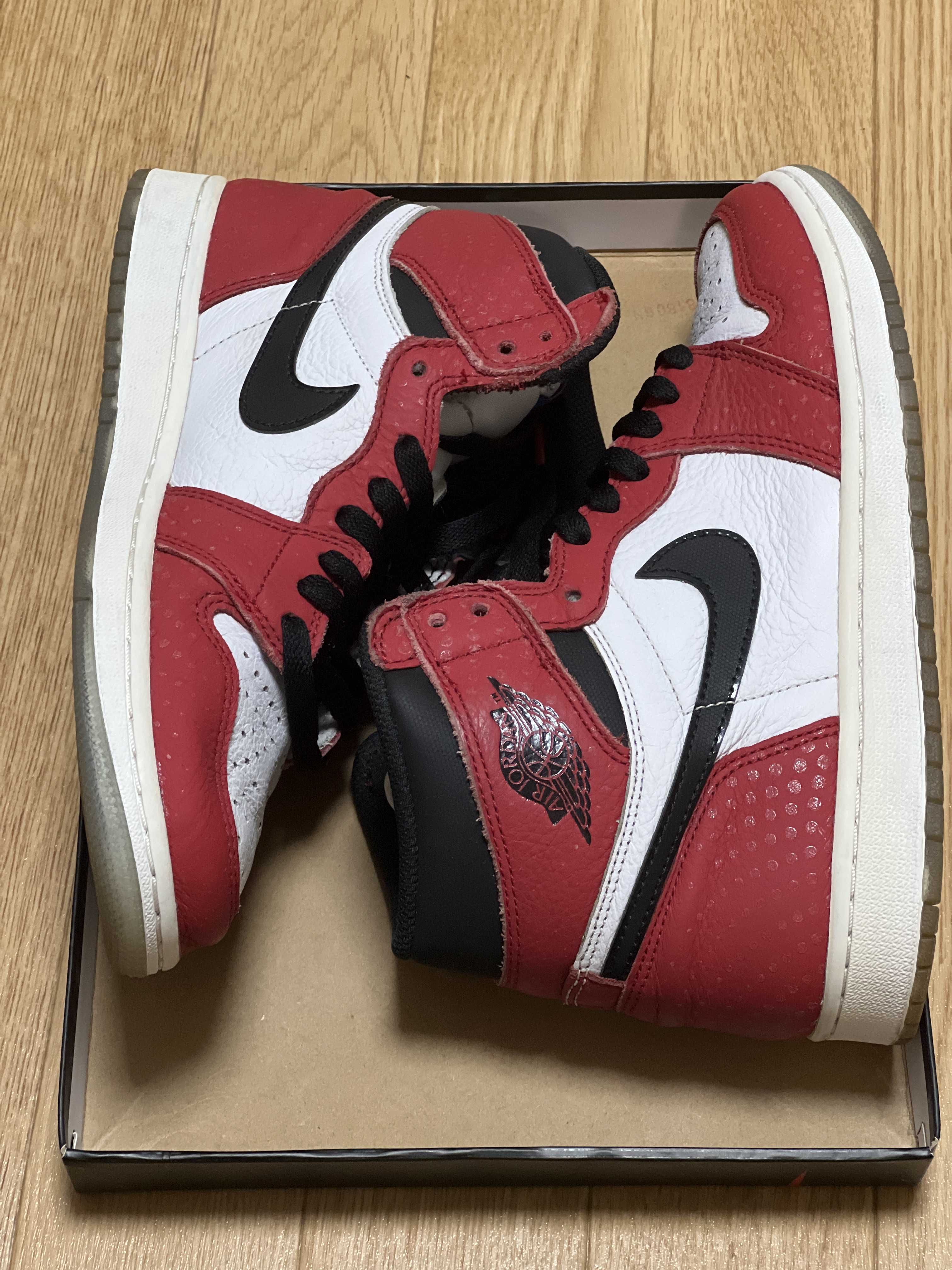 Spiderman × Nike Air Jordan 1 Origin Story "Gym Red/White/Photo Blue/Black"