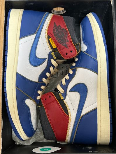Union × Nike Air Jordan 1 Retro High OG NRG "Storm Blue/Varsity Red"