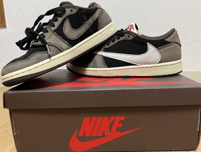 Travis Scott × Nike Air Jordan 1 Low OG SP-T "Black/Dark Mocha"