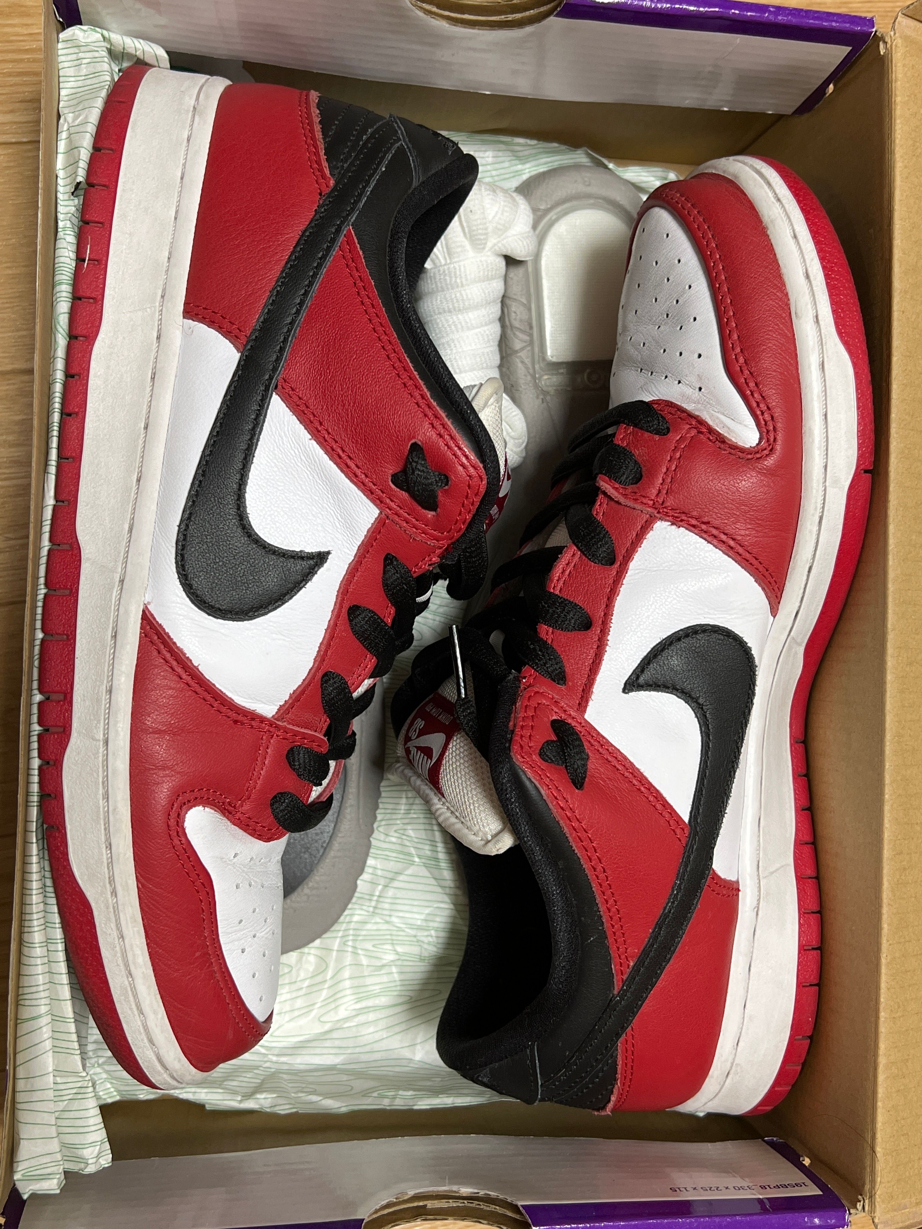 Nike SB Dunk Low Pro "J-Pack Chicago/Varsity Red and White"