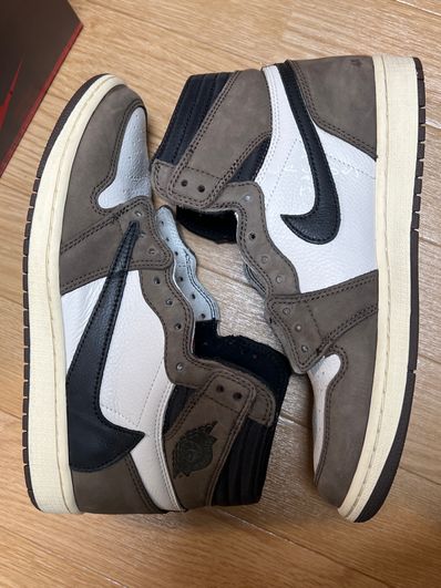 Travis Scott × Nike Air Jordan 1 Retro High OG TS SP "Sail/Dark Mocha"