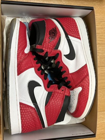 Spiderman × Nike Air Jordan 1 Origin Story "Gym Red/White/Photo Blue/Black"