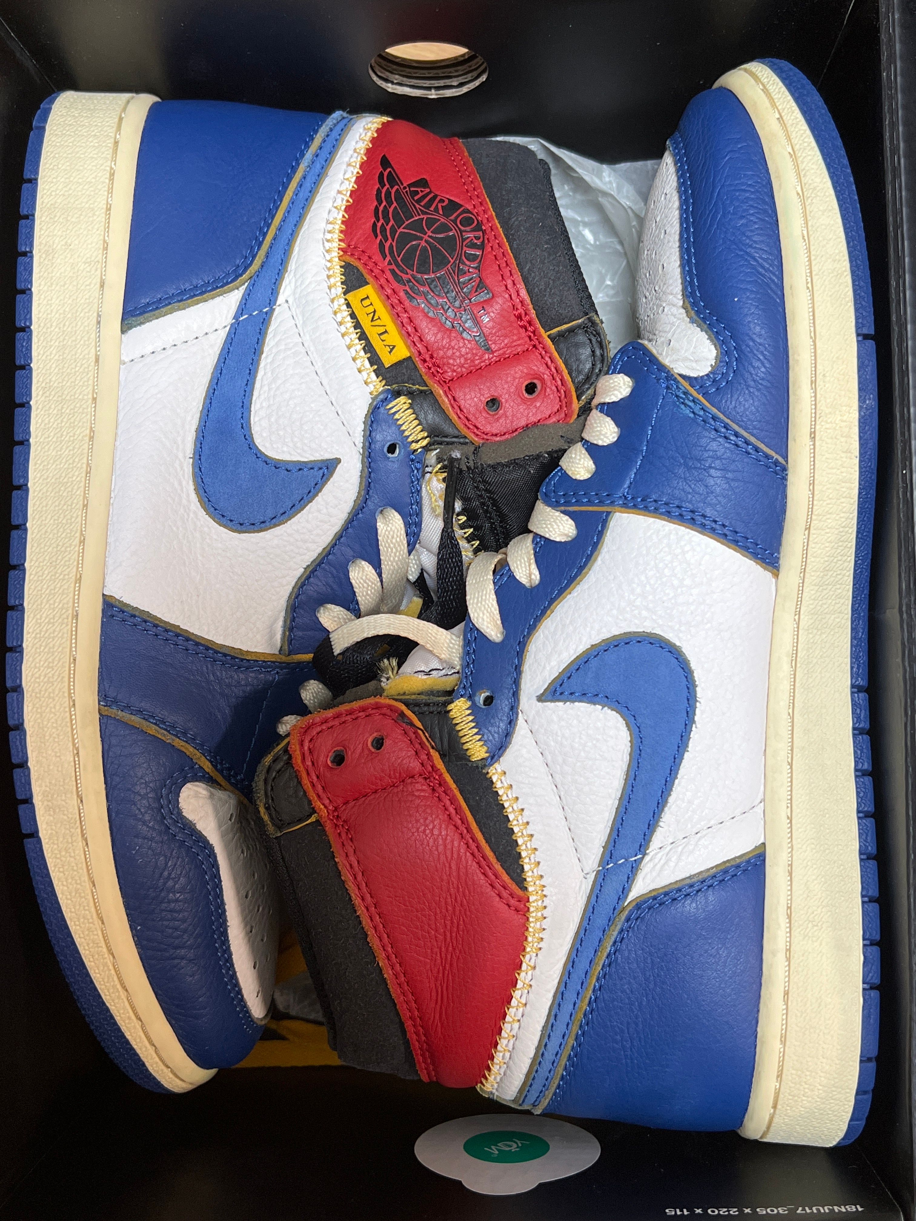 Union × Nike Air Jordan 1 Retro High OG NRG "Storm Blue/Varsity Red"