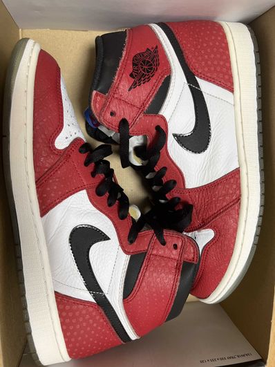Spiderman × Nike Air Jordan 1 Origin Story "Gym Red/White/Photo Blue/Black"