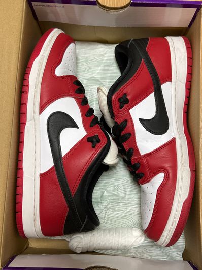 Nike SB Dunk Low Pro "J-Pack Chicago/Varsity Red and White"