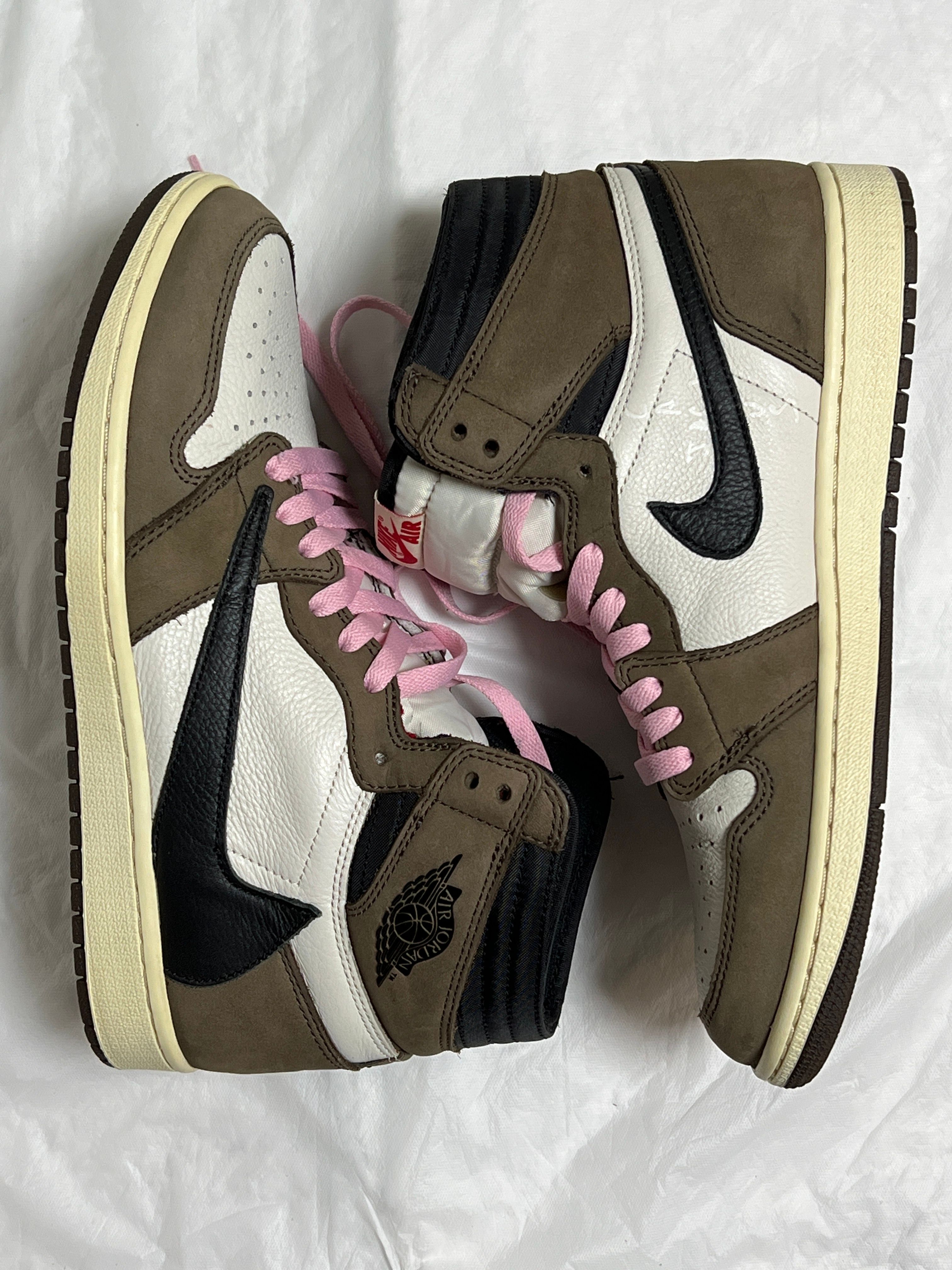 Travis Scott × Nike Air Jordan 1 Retro High OG TS SP "Sail/Dark Mocha"