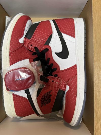 Spiderman × Nike Air Jordan 1 Origin Story "Gym Red/White/Photo Blue/Black"