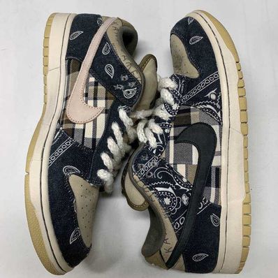 Travis Scott × Nike SB Dunk Low "Black/Parachute Beige"