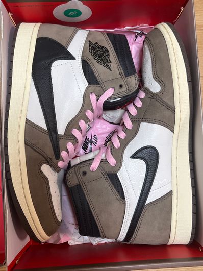 Travis Scott × Nike Air Jordan 1 Retro High OG TS SP "Sail/Dark Mocha"