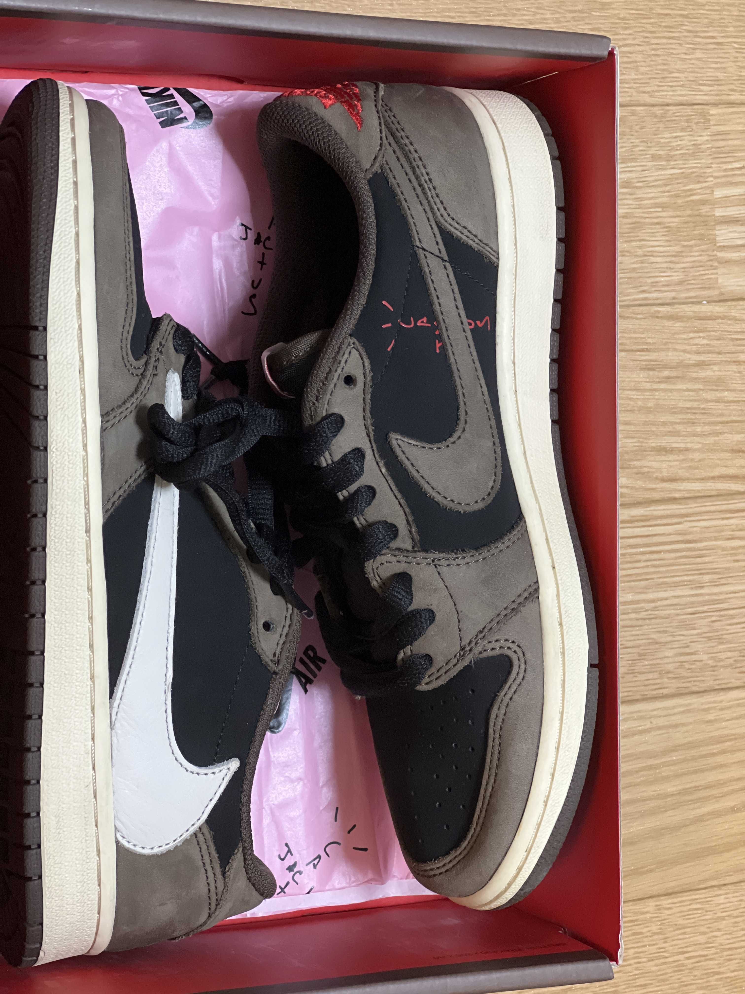 Travis Scott × Nike Air Jordan 1 Low OG SP-T "Black/Dark Mocha"
