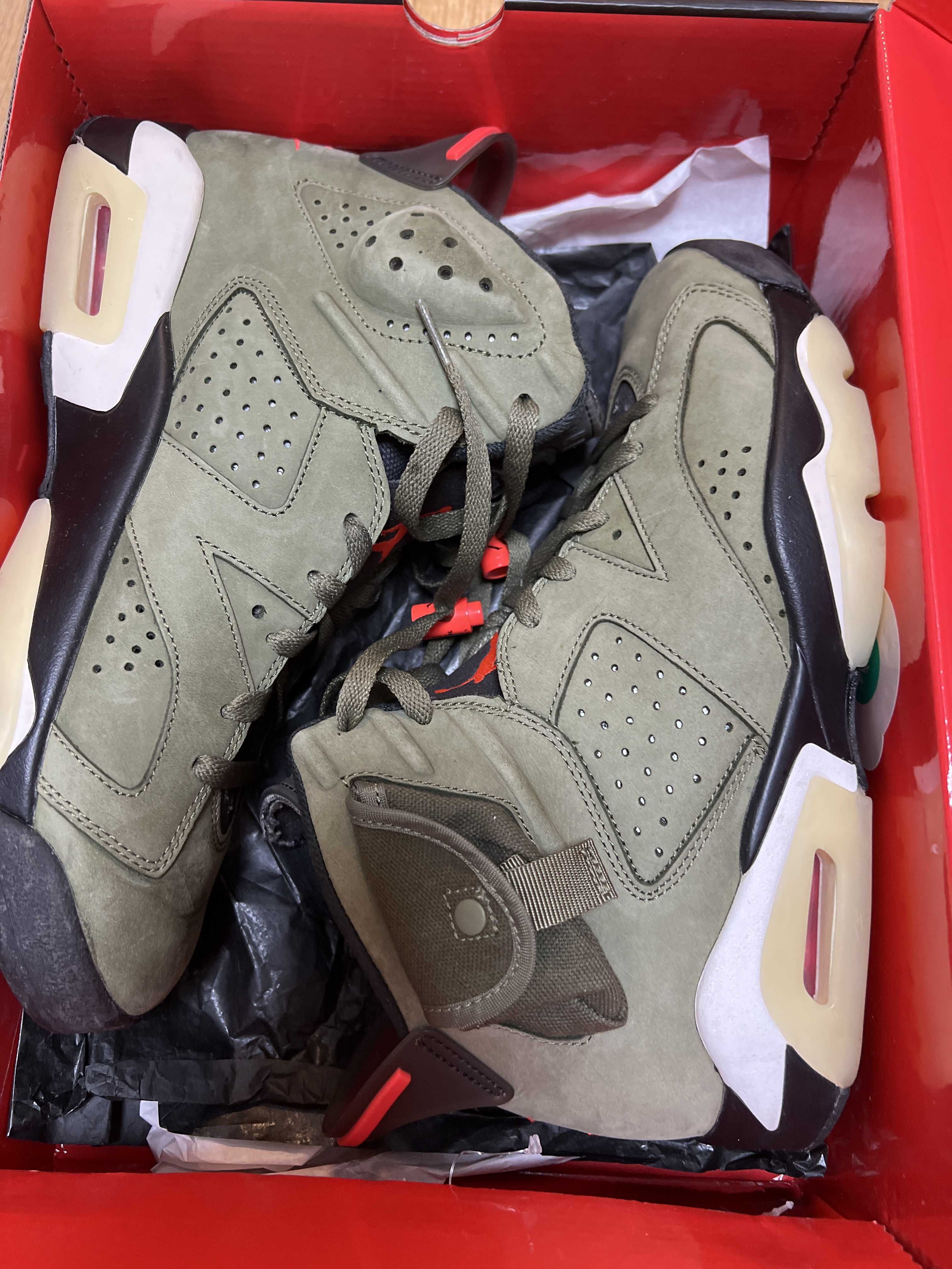 Travis Scott × Nike Air Jordan 6 Retro "Medium Olive"