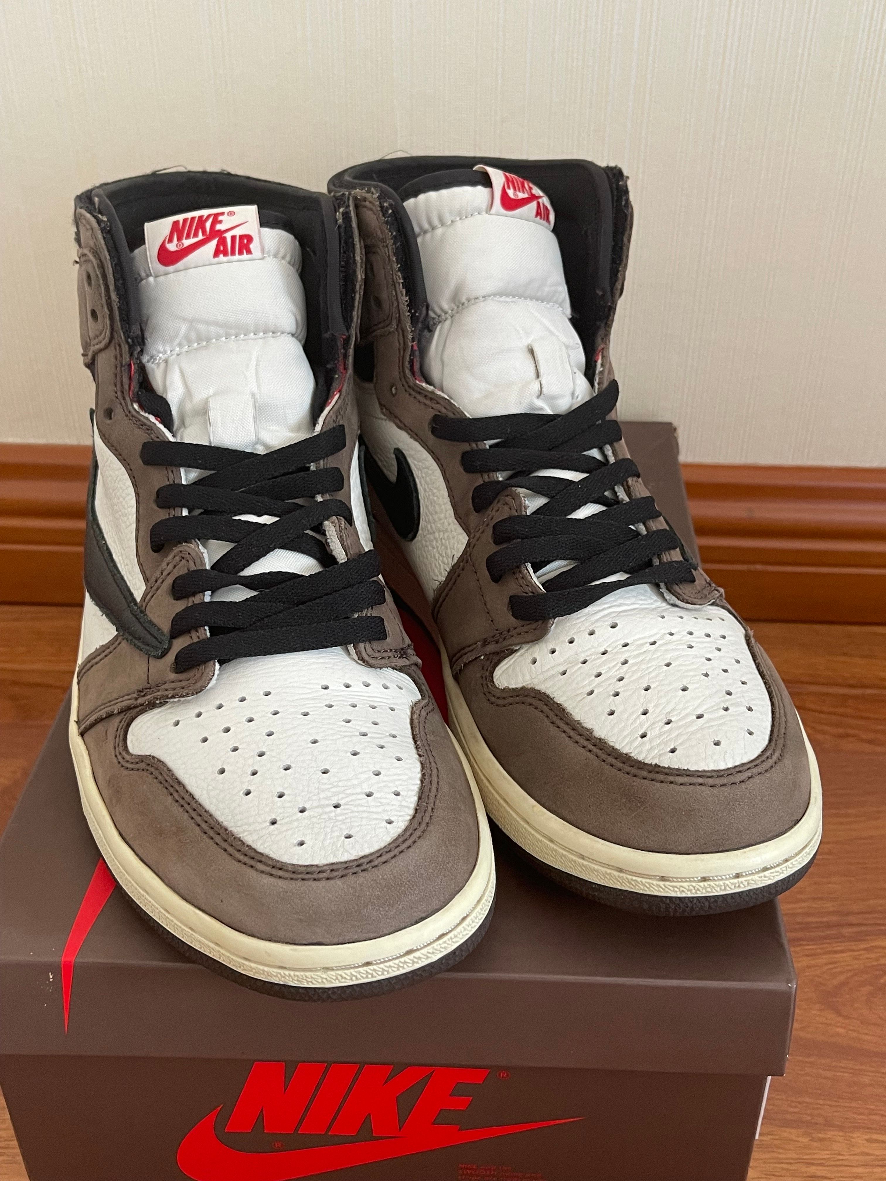 Travis Scott × Nike Air Jordan 1 Retro High OG TS SP "Sail/Dark Mocha"