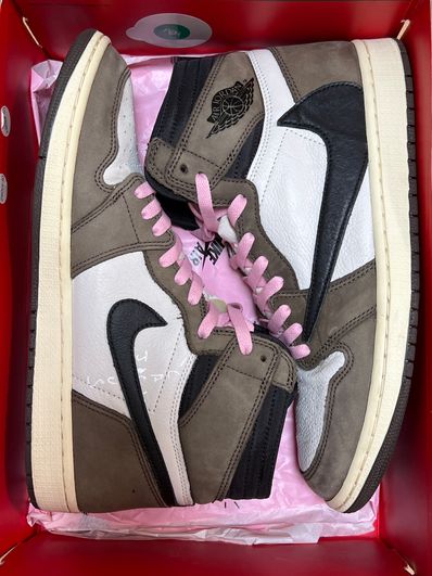 Travis Scott × Nike Air Jordan 1 Retro High OG TS SP "Sail/Dark Mocha"