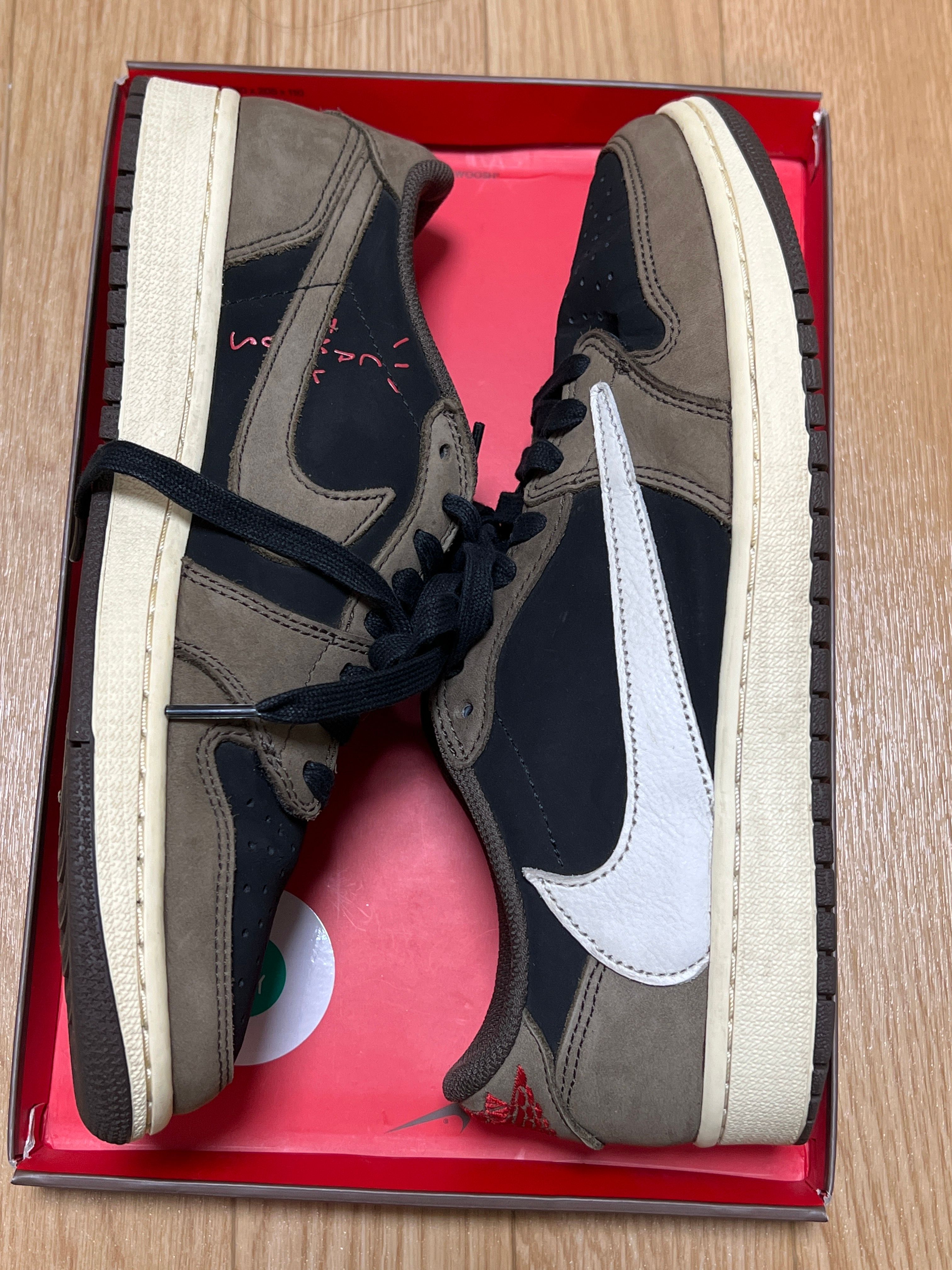 Travis Scott × Nike Air Jordan 1 Low OG SP-T  "Black/Dark Mocha"