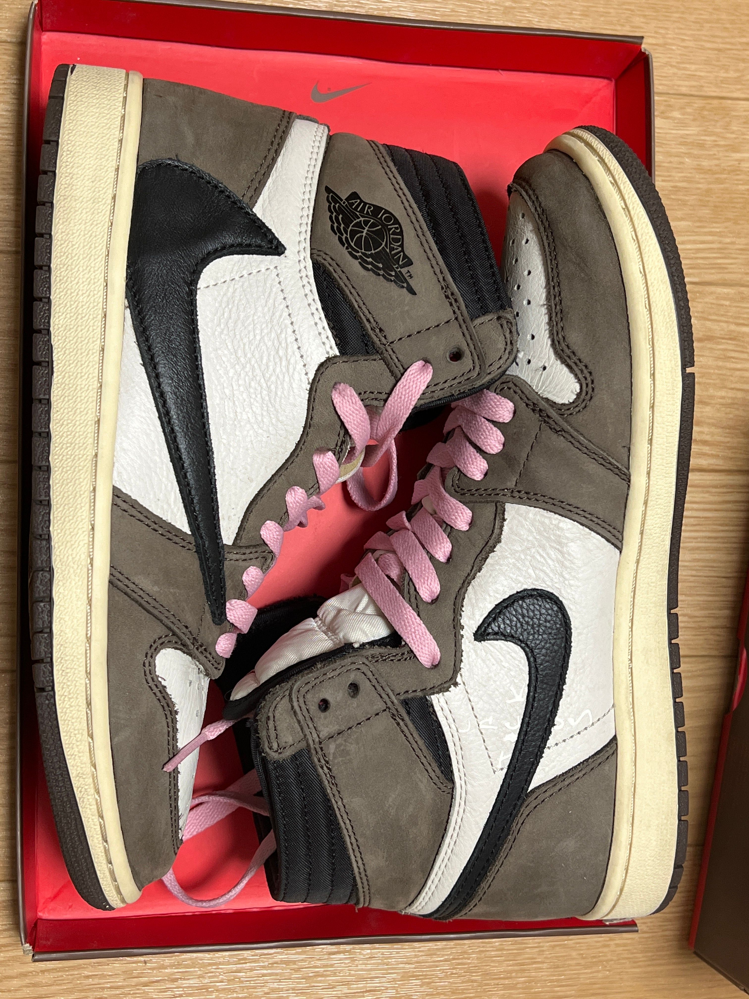 Travis Scott × Nike Air Jordan 1 Retro High OG TS SP "Sail/Dark Mocha"