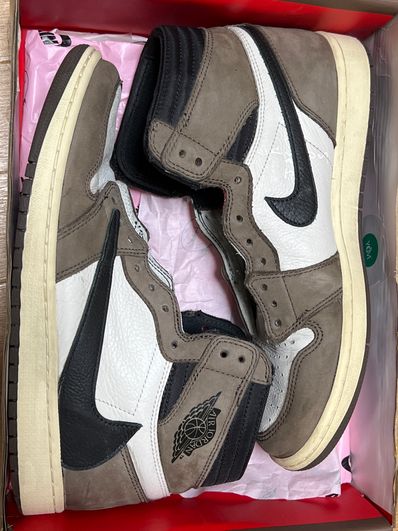 Travis Scott × Nike Air Jordan 1 Retro High OG TS SP "Sail/Dark Mocha"