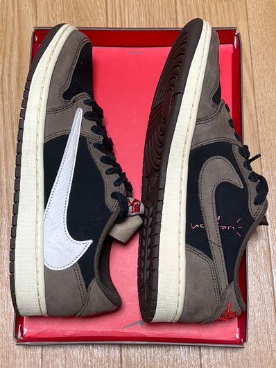 Travis Scott × Nike Air Jordan 1 Low OG SP-T "Black/Dark Mocha"