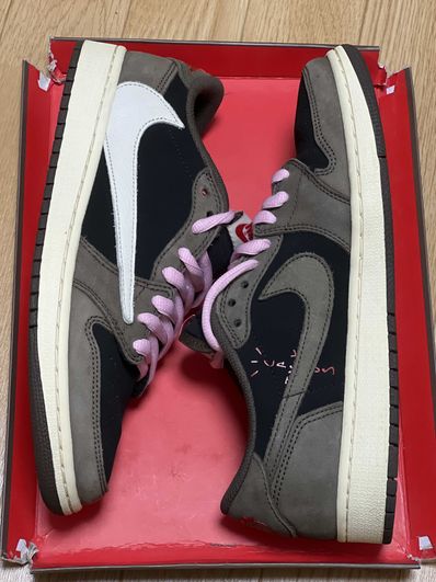 Travis Scott × Nike Air Jordan 1 Low OG SP-T "Black/Dark Mocha"