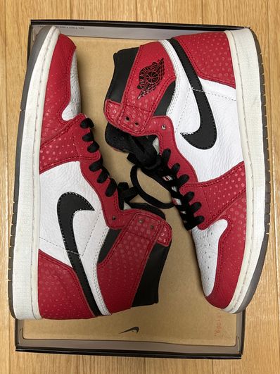 Spiderman × Nike Air Jordan 1 Origin Story "Gym Red/White/Photo Blue/Black"